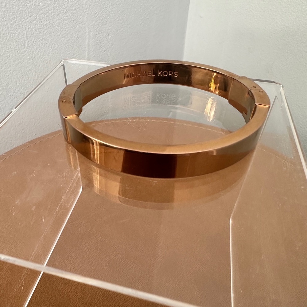 Michael Kors Rose Gold Tone Bangle Bracelet